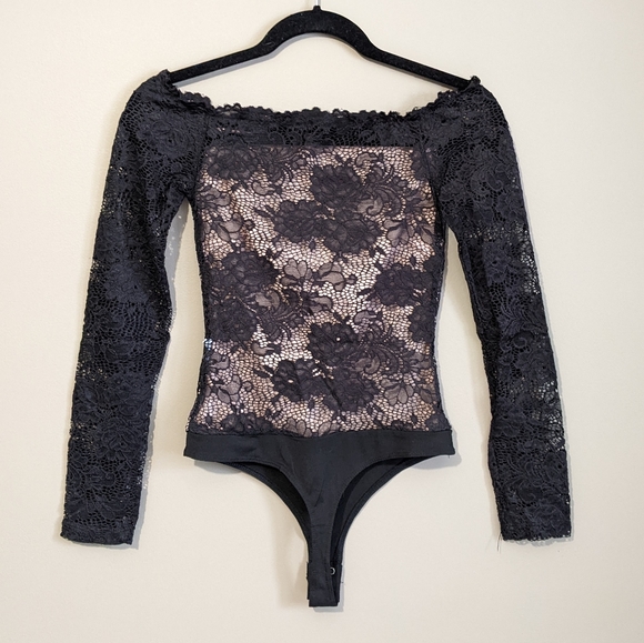 Dynamite | black lace bodysuit - Picture 4 of 5